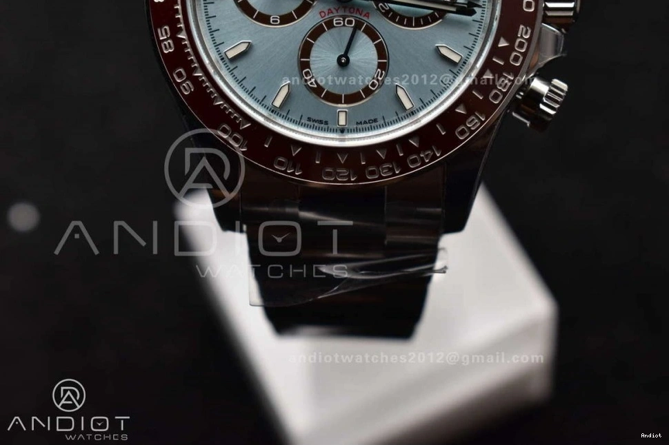 Clone Bracelet Ice Asian SS Markers Dial DD4131 SS on Sticks 904L Best Edition Blue 904L 126506 Daytona 1:1 VSF Super 0511